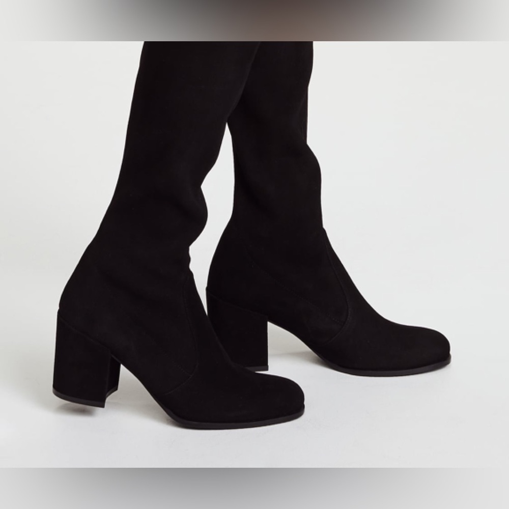 Stuart Weitzman Tieland Over The Knee Suede Boots Size 6.5